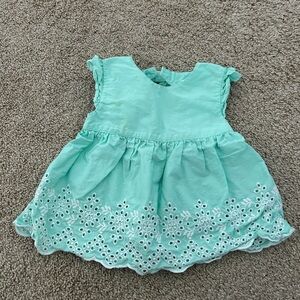 Gymboree Aqua Baby Top